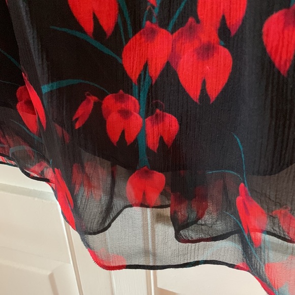 RACHEL ZOE SILK TUNIC DRESS - SIZE SMALL - One small tear at neckline - Picture 6 of 8